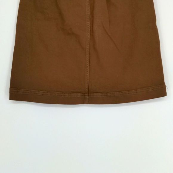 Everlane‎ Women's The Patch Pocket Skirt Size 00 Ochre - Picture 10 of 11